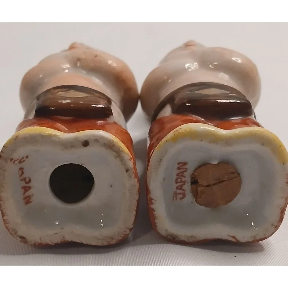 RARE Vintage Made in Japan Native American / Indian Salt & Pepper Shakers